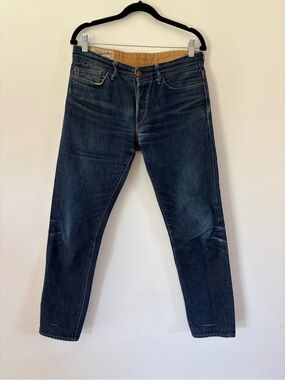 The Rising Sun Mfg Co. American Made Selvedge Denim Dark Wash Jeans